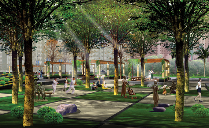温州广场绿化设计工程